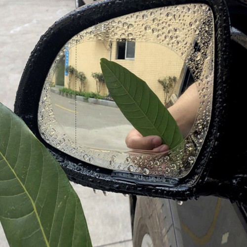 2x Car Rainproof Anti Fog Anti-glare Rearview Mirror Trim Film Cover Accessories - Picture 4 of 12
