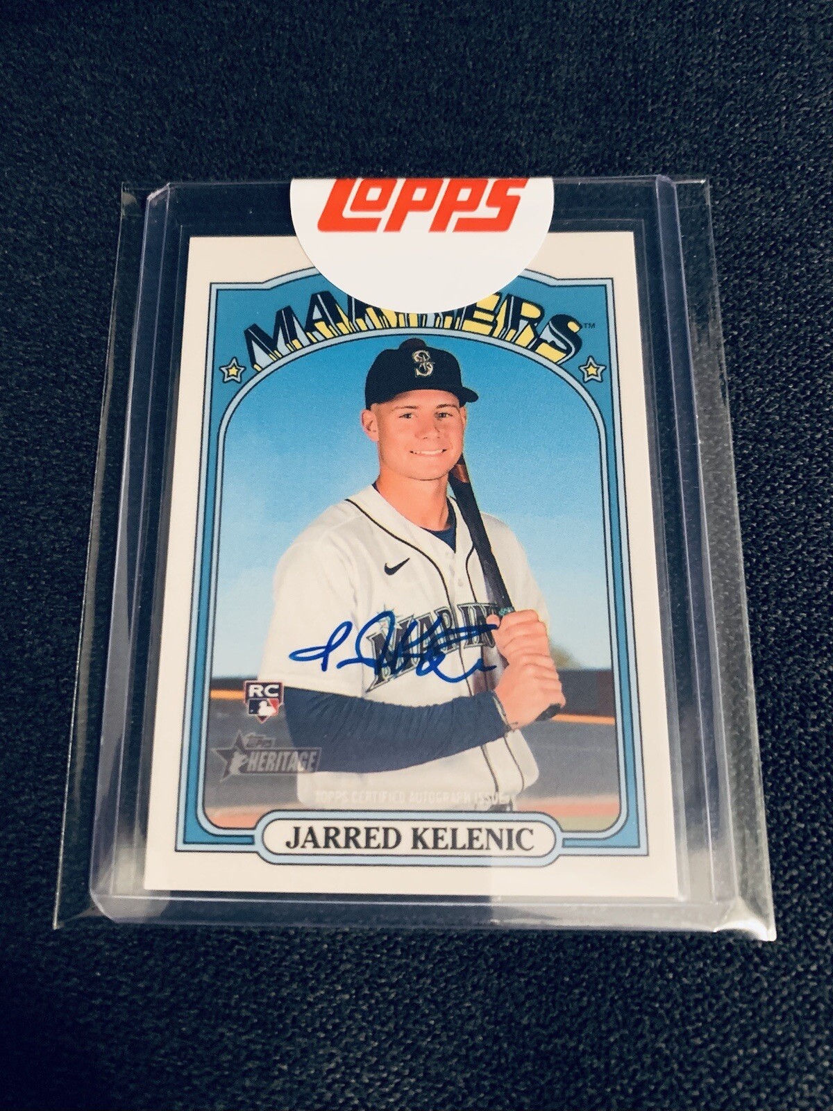 2021 Topps Heritage Real One Auto Jarred Kelenic #ROA-JKE RC SEALED REDEMPTION