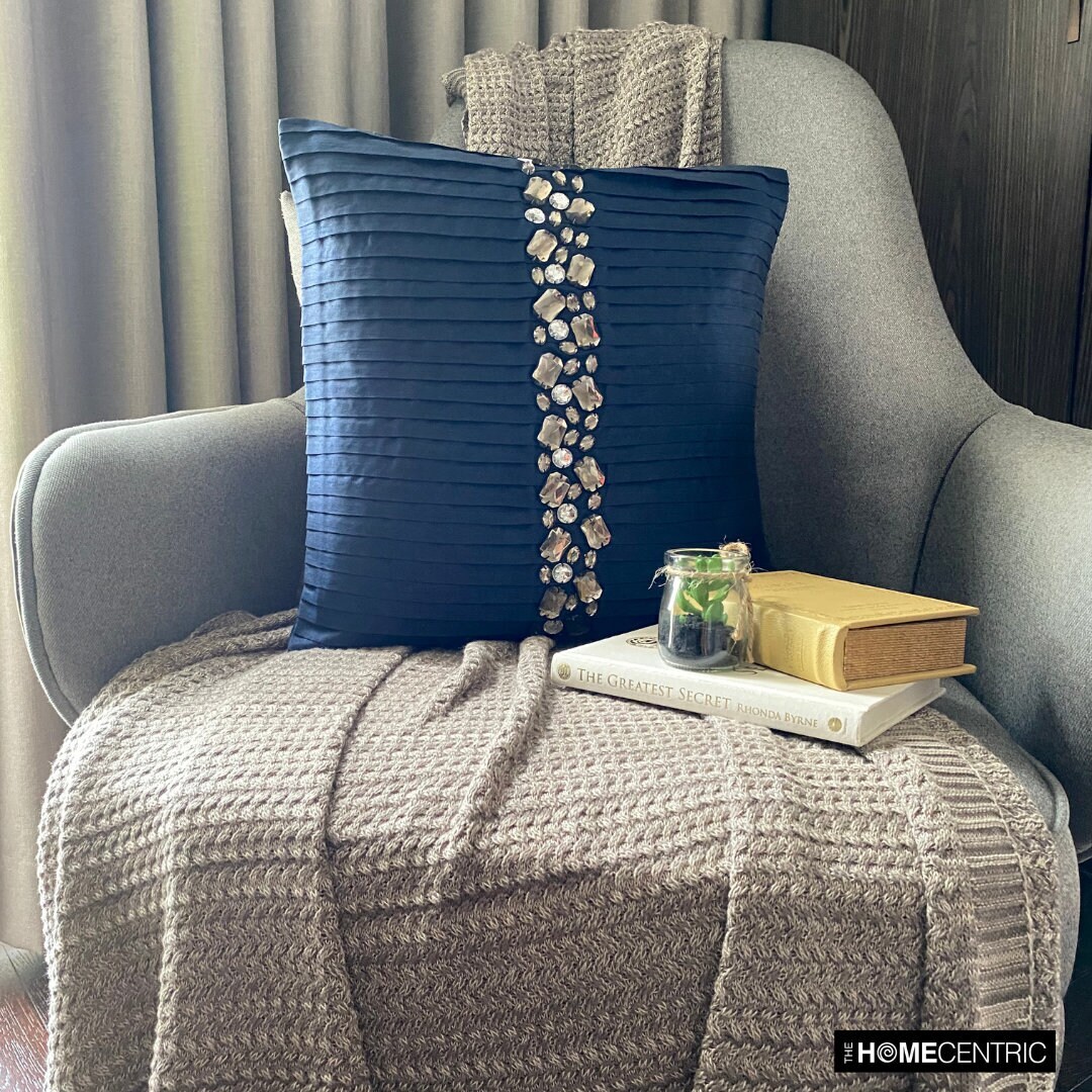 Decorative Pillow Case Blue 16