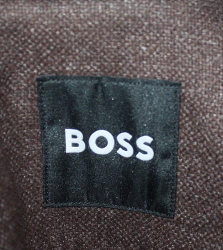 NEW Hugo Boss Hanry Brown Wool Blend Slim Fit Blazer Jacket Sz 46R NWT $595 - Picture 17 of 17