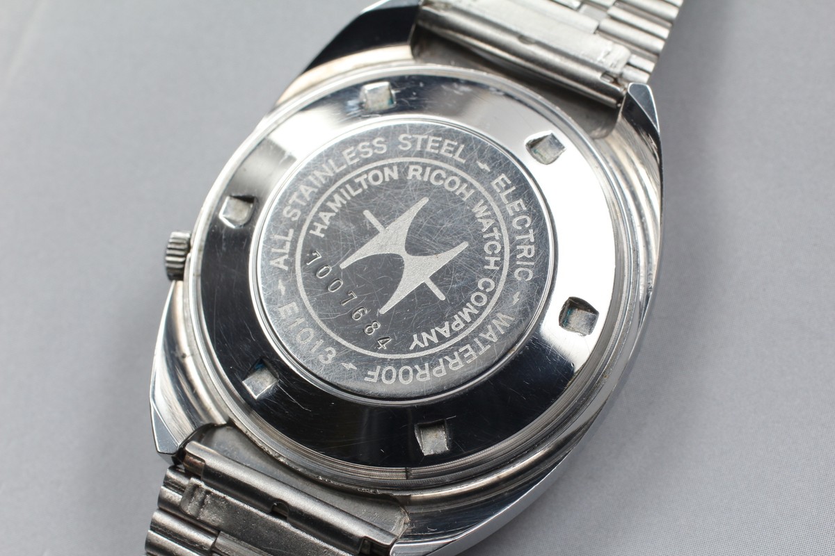 HAMILTON-RICOH Electric エレクトリック Hamilton-Ricoh Electric 555E Engine Turned Bezel Watch