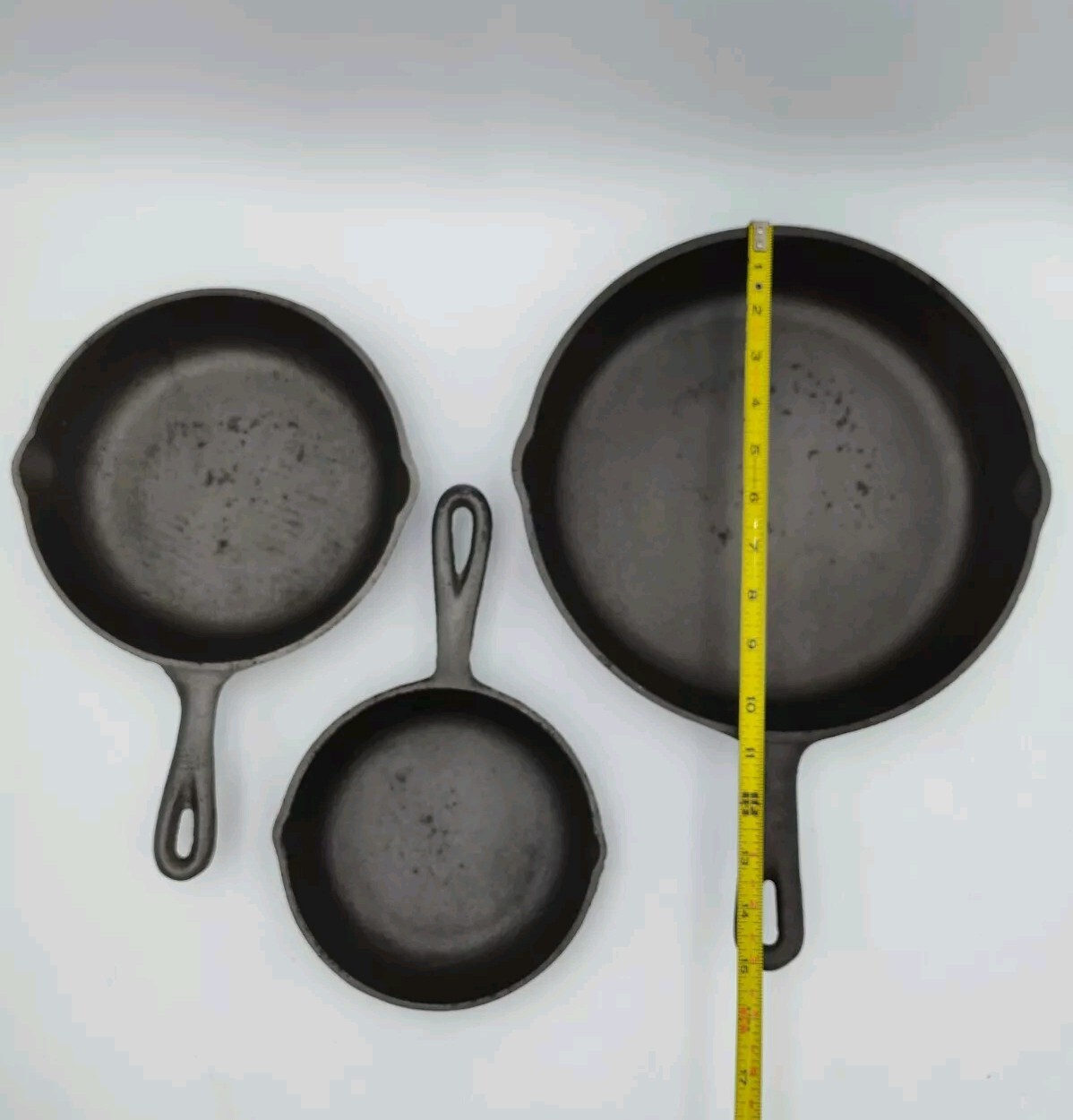 Vintage NOS Set Of 3 Birmingham Stove & Range Century Series Cast Iron