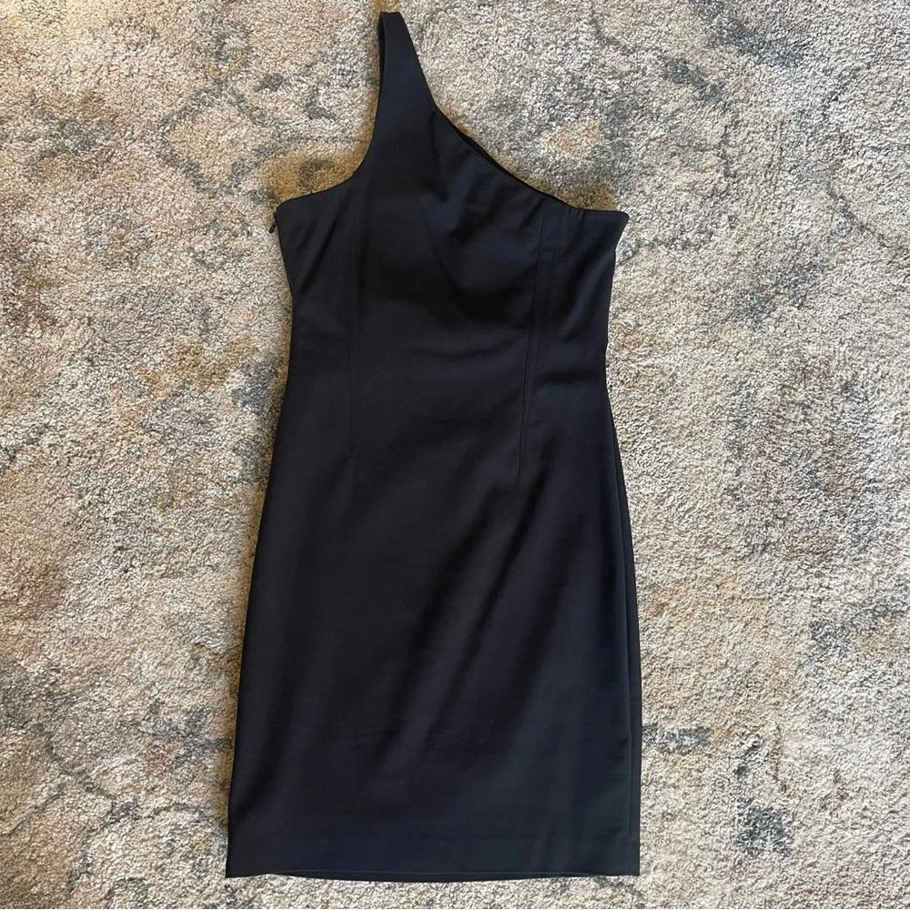 Mini abito monospalla nero T by Alexander Wang nuovo con etichetta