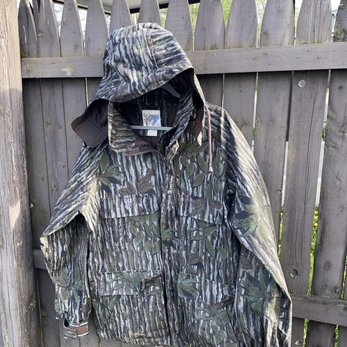 Vintage Realtree Camo Jacke Trophy Club Herren Large Jagd Blätter Wälder Gorpcore 80er - Bild 21 von 21