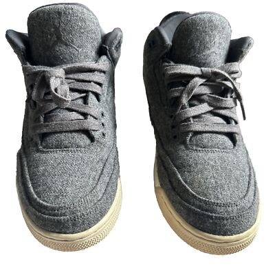 grey wool jordan 3