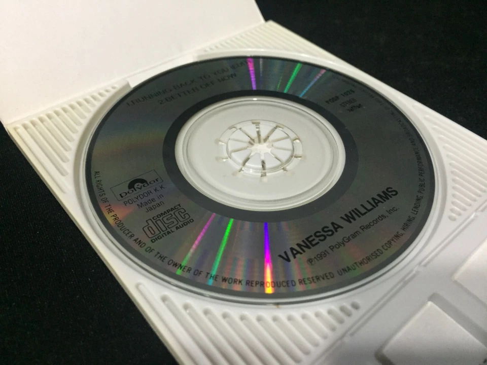 Vanessa Williams Running Back To You Single Promo Mini CD 3" (Polydor 1991) Foto 2 de 4
