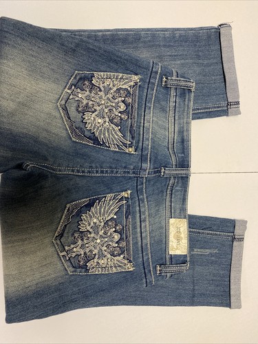 ZCO JEANS {Size 9} Junior's Embellished BLING Capris FAST SHIPPING!!!!! - Picture 4 of 9