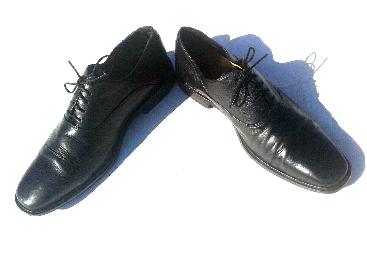 COLE HAAN Black Size 10 Caldwell Cap Toe Oxford Dress Shoes NikeAir Sole C06834 cole haan nike air shoes products for sale | eBay main image 4