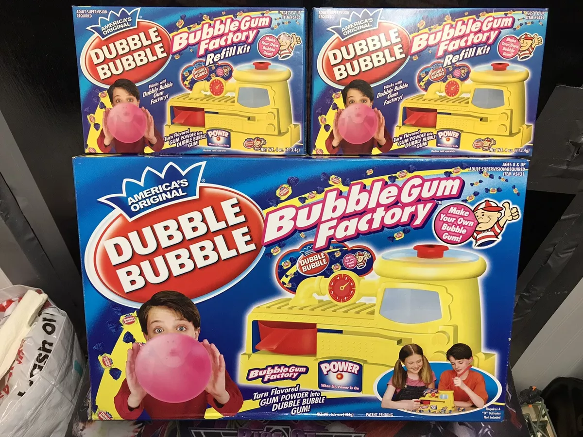 Dubble bubble bubble store gum factory