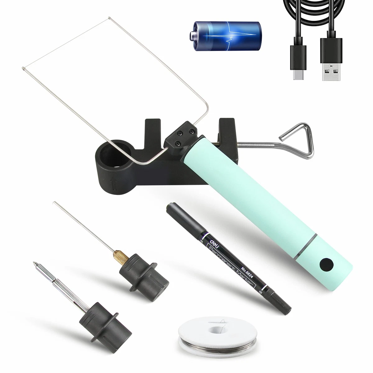 DOMINOX Cordless Hot Wire Foam Cutter Machine Electric Hot Knife Styrofoam