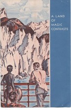 1938 Graphic Dinner Menu from the S.S. Yukon of the Alaska Steamship Company