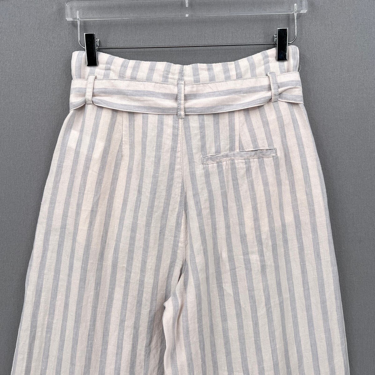 RACHEL着用 INSCRIRE Stripe Layered Pants ZAC & RACHEL Women's High Rise Slim Fit Striped Cropped Pants