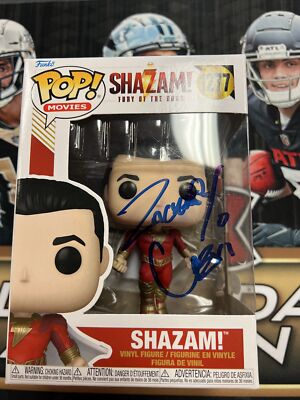 Funko Pop Heroes DC Comics SHAZAM 1277 Zachary Levi Signed COA JSA
