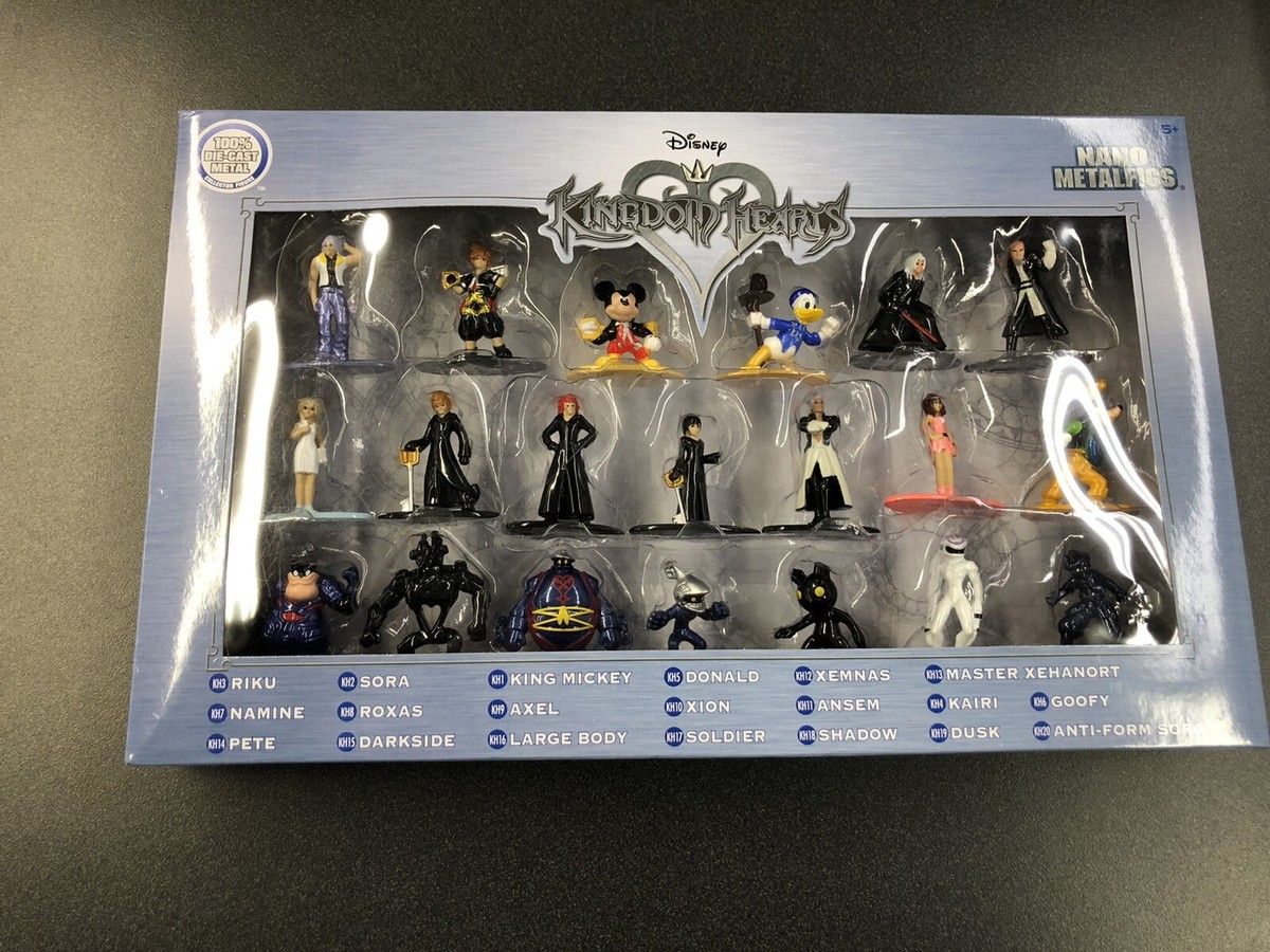 DISNEY Kingdom Hearts Nano Metalfigs Jada 20 Pack EXCLUSIVE 100