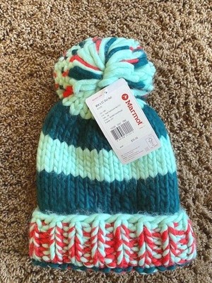 Marmot Womens CC Girl Hat/PomPom Beanie 