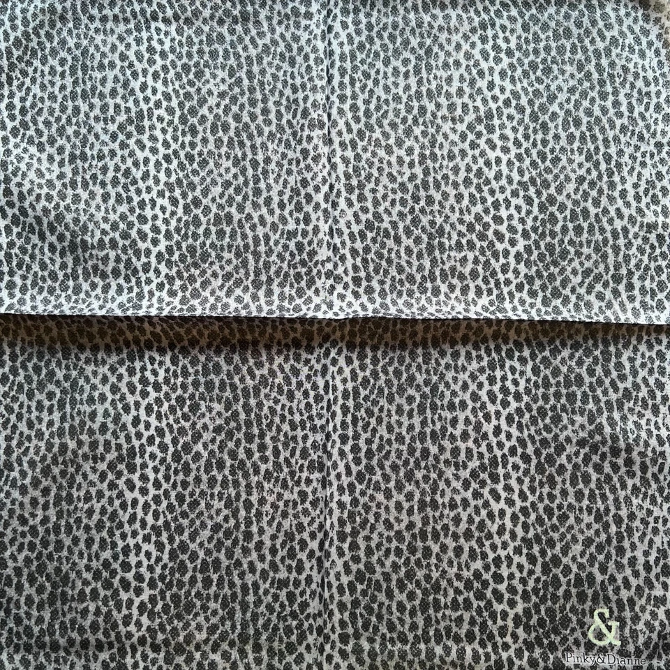 PAÑUELO DAMAS VINTAGE ARTE LEOPARDO LISO BOLSILLO CUADRADO ALGODÓN 18" A0840 Foto 2 de 3