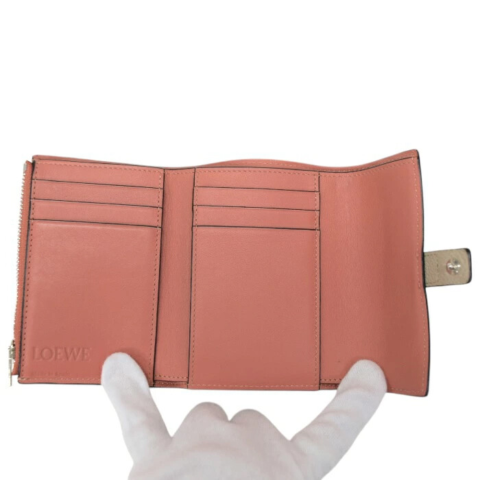 LOEWE Small vertical wallet Grain Calf Leather C660S86X01
