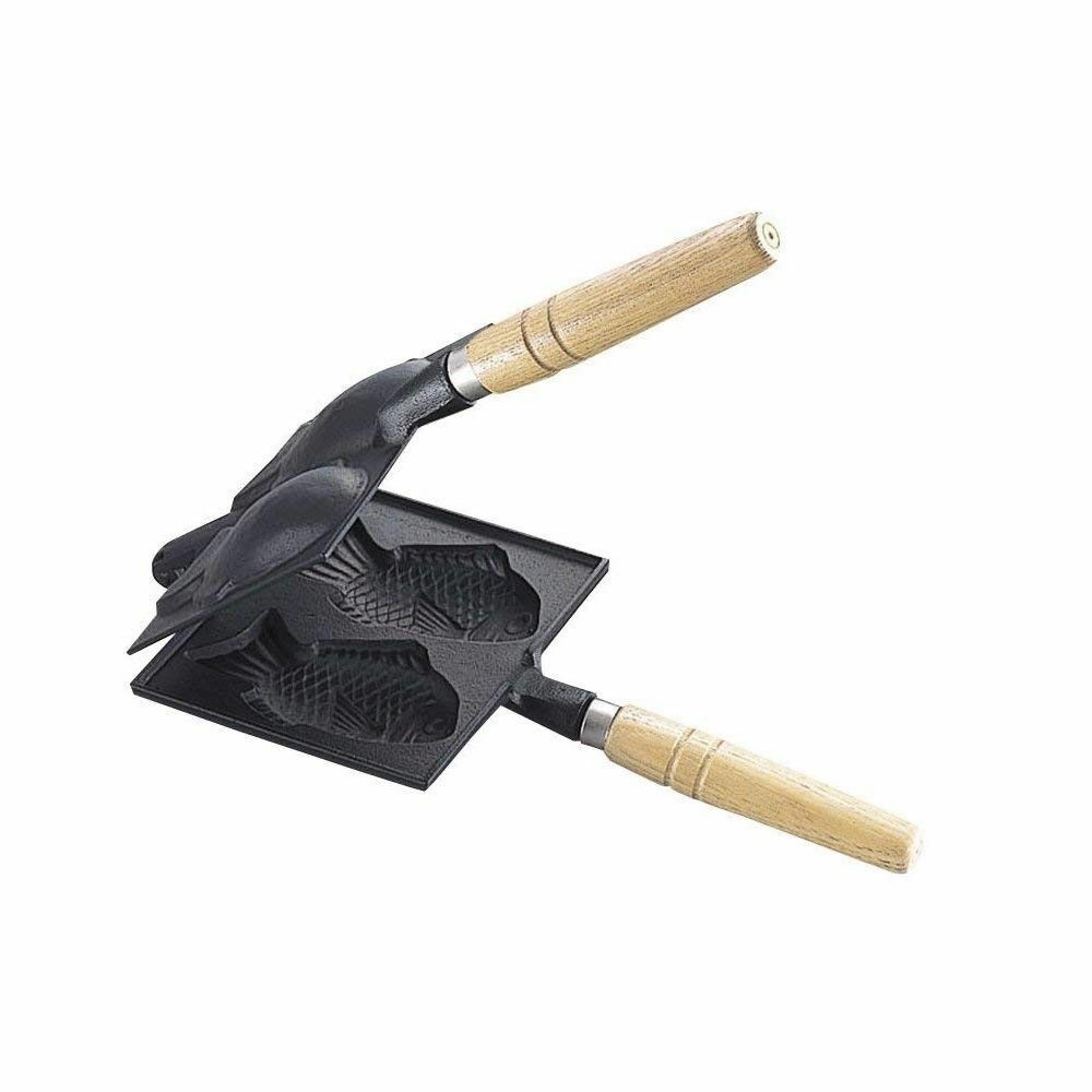 Taiyaki Cast Iron Pan Cooking Fish Shaped Maker 814188 F/S from