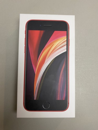 BOITE VIDE SEULE Apple iPhone SE 2020 2ème Génération Produit ROUGE 64 Go - Photo 1 sur 5