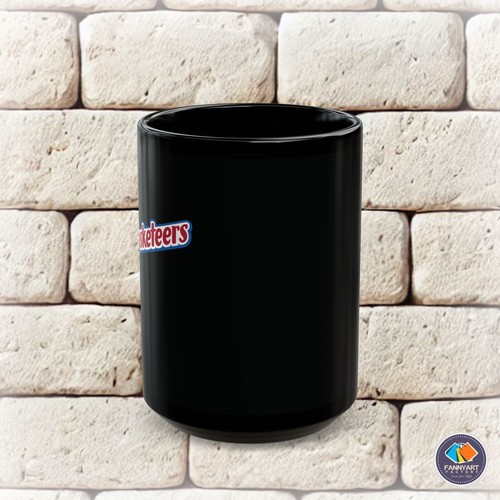 3 Musketeers Logo Premium Black Coffee Mug - 第 11/15 張圖片