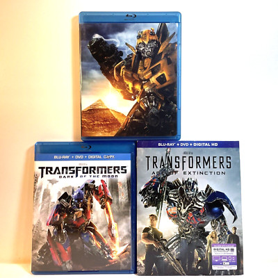 TRANSFORMERS: REVENGE OF THE FALLEN/ DARK OF THE MOON/ AGE OF EXTINCTION Blu-Ray
