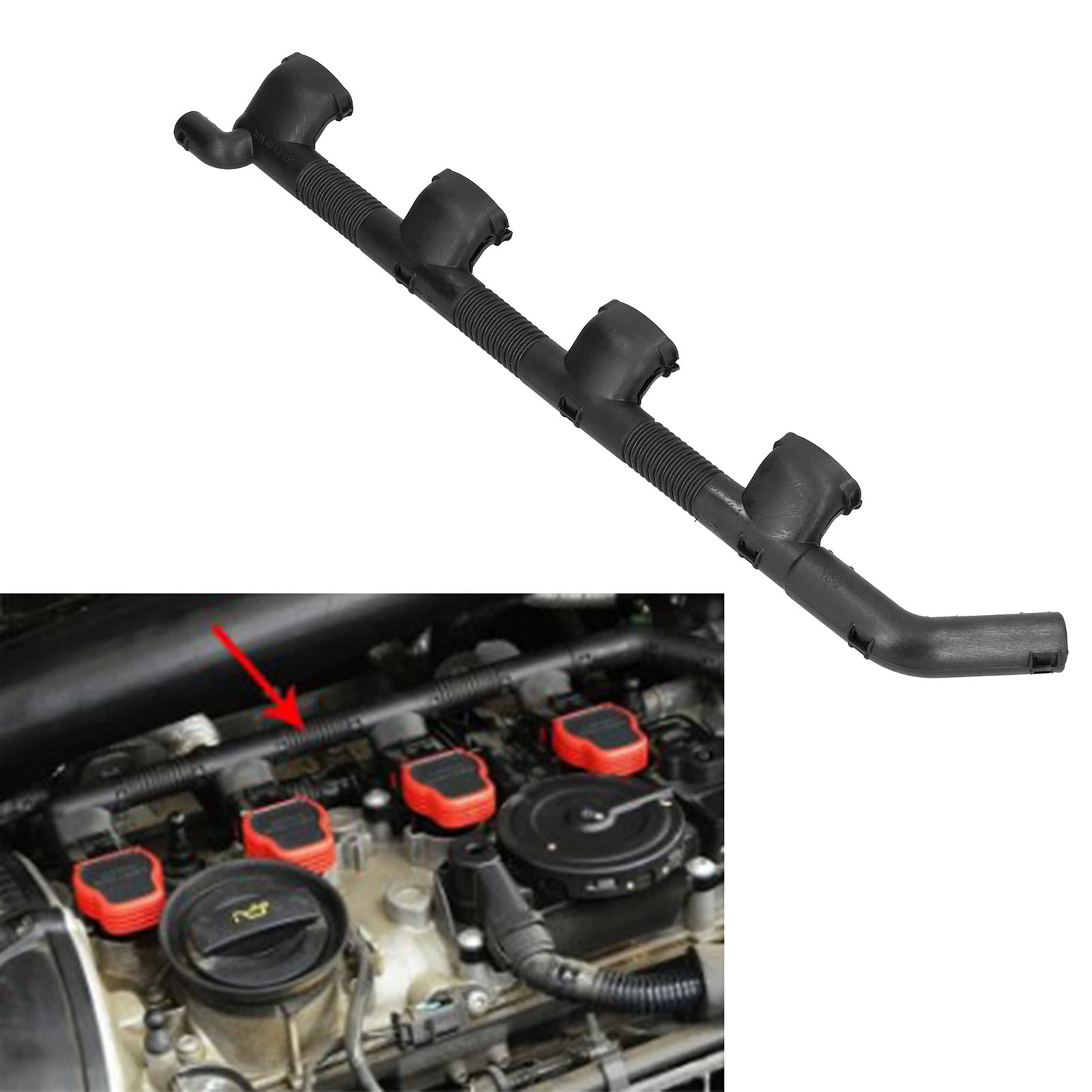 Ignition Coil Pack Wiring Harness Conduit 06J971824B For Octavia/Superb