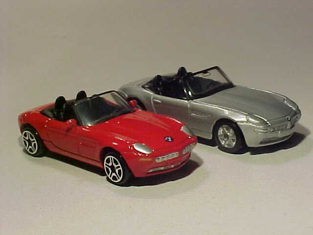 LOT 2: 3 INCH BMW Z8 2002 Motormax & Maisto 1/64 Diecast