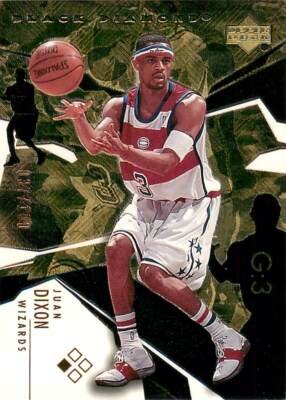 JUAN DIXON 2004-05 Upper Deck Black Diamond GOLD /100 Wizards #G3