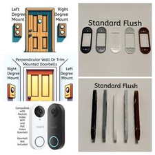 Reolink Video Doorbell PoE WiFi Compatible Angle Flush Mount