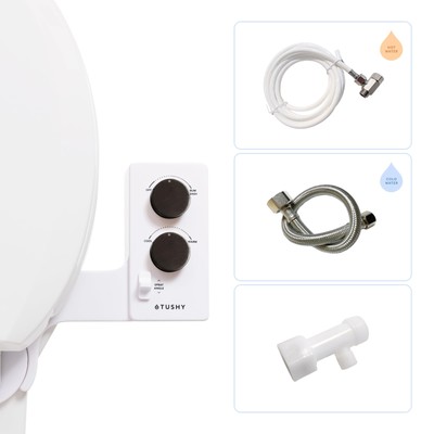 Tushy 3.0 Warm Water Spa Bidet Attachment | Self Cleaning Fresh Water Sprayer...