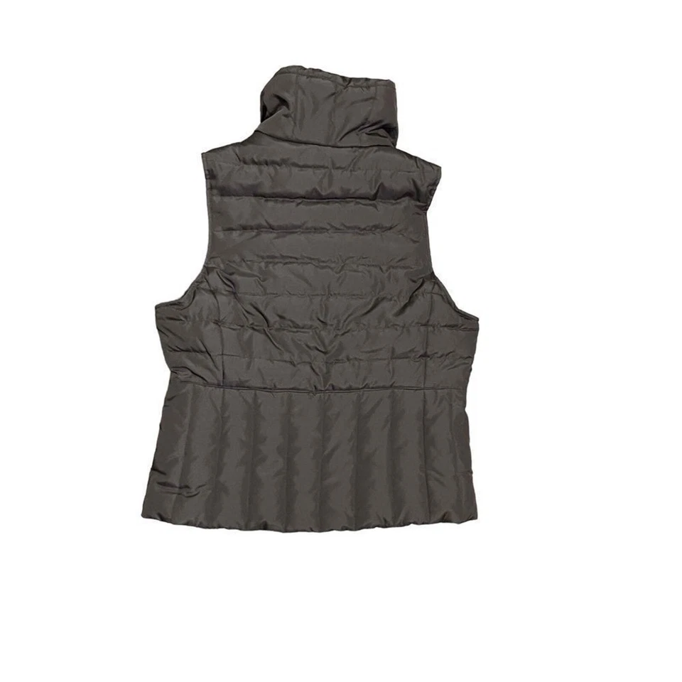 Kenneth Cole Reaction Womans Puffer Vest Quilted Brown Down FIlled - Image 3 of 4