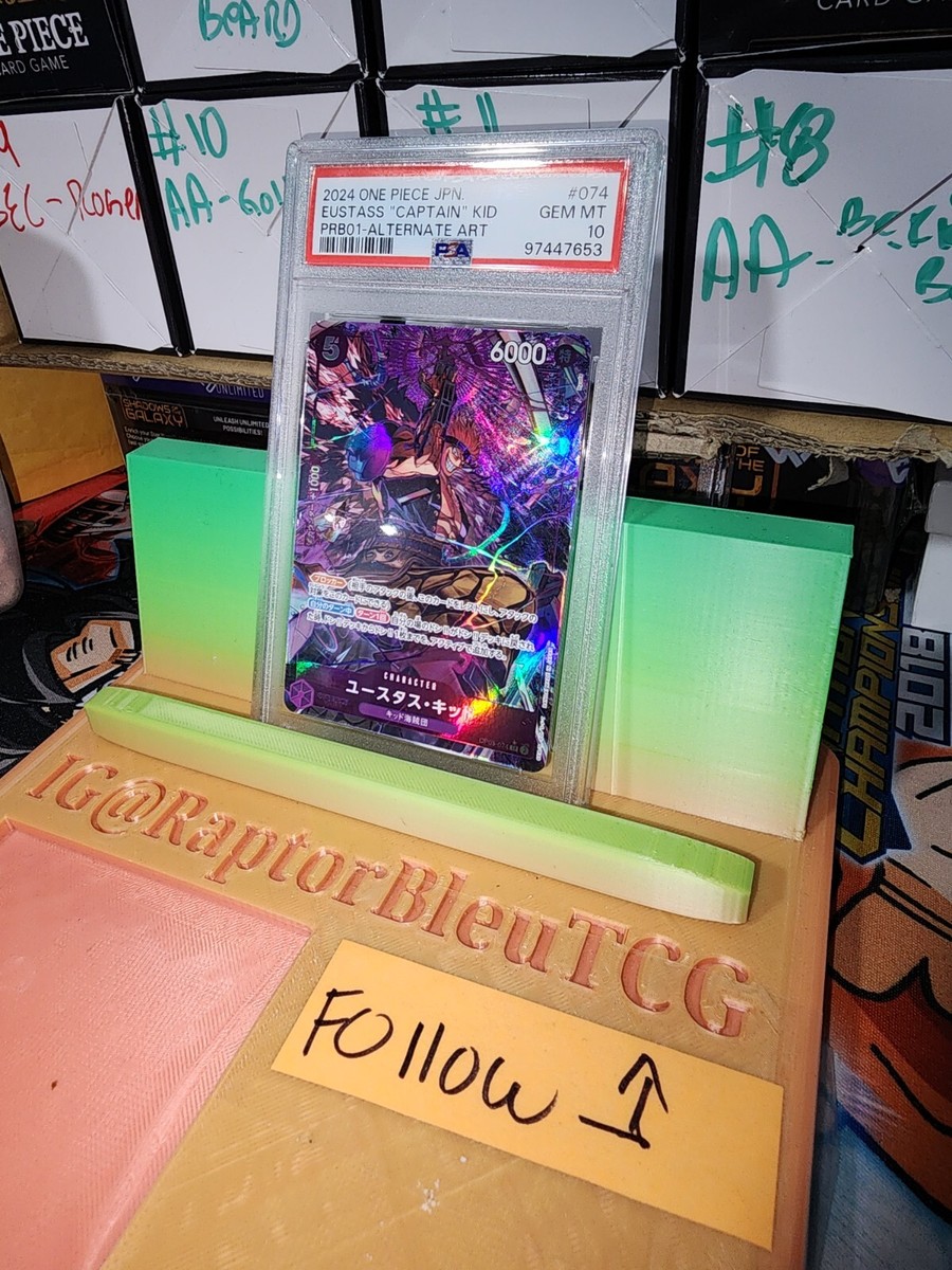 ワンピース ユースタス・キッド #074 PSA10 PSA 10 One Piece Card Game Eustass Kid Manga Art Parallel