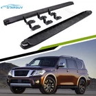 2PCS Running Boards Side Steps Fit for Nissan Armada Y62 2017-2024 Nerf Bar