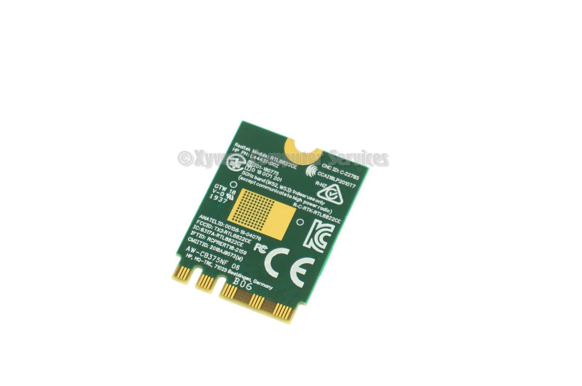 L44431-002 RTL8822CE GENUINE HP WIRELESS BLUETOOTH CARD 11