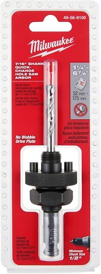 (J) Milwaukee -  7/16 in. Large Thread Quick Change Arbor #49-56-9100