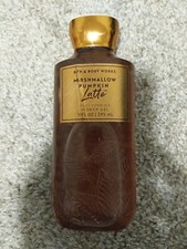 Bath Body Works Shower Gel Marshmallow Pumpkin Latte Body Wash Gel 10 Oz New