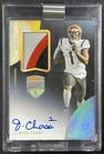 JA'MARR CHASE 2021 PANINI EMINENCE PA-JC ROOKIE TRI-COLOR PATCH AUTO RPA RC 7/10