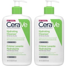 CeraVe Hydrating Cleanser 473ml Daily Face Body Wash For Normal To Dry Skin