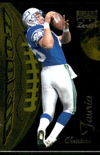 1996 Pinnacle Zenith #Z-105 Christian Fauria Rookie RC Seahawks football card. rookie card picture