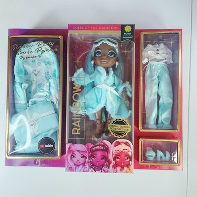 NEW Rainbow High doll Slumber Party blue ROBIN STERLING Special Edition RARE