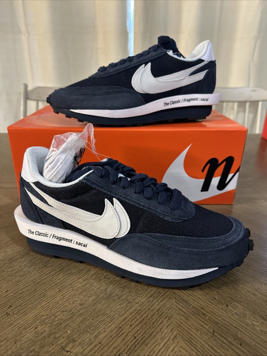 Size 10.5 - Nike LD Waffle x Fragment Design x Sacai Blue Void