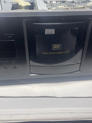 Sony DVP-CX985v DVD Player Black 400 Disc Carousel For parts or not working