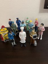 Lakeshore Block Play People Lot of 12 Community Workers Career Figures