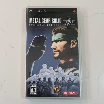 Metal Gear Solid: Portable Ops Plus (Sony PSP, 2007) w/ Manual - Tested 