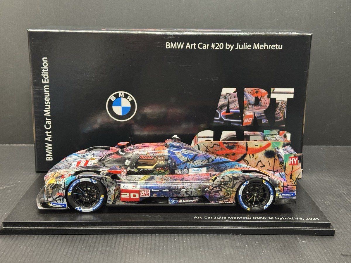BMW M Hybrid V8 Art Car #20 Julie Mehretu 1/18 Museum
