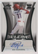 2020 Leaf Trinity Clear Auto Green 15/20 Ed Howard #CA-EH2 Auto 2p7