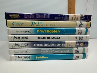 Young Children Basic Math Reduce SIDS Learning Seed Educational DVD's Homeschool