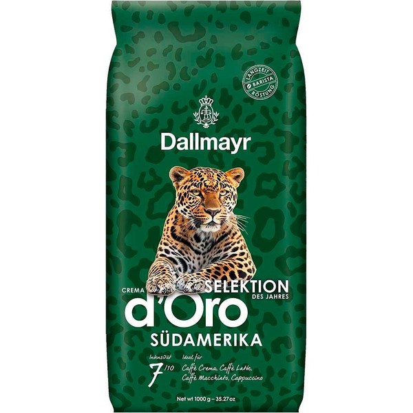Dallmayr Crema D'oro Selektion Des Jahres SüDamerika Kaffeebohnen, Arabica-...-image