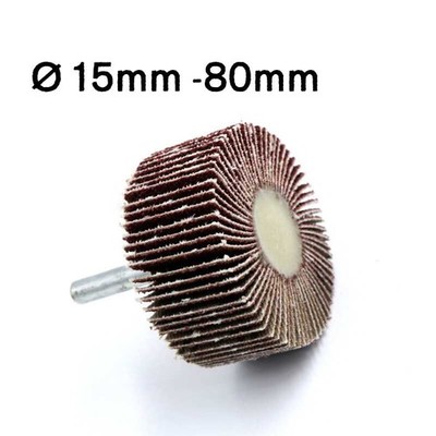 Lamellen Fächer Schleifer Schleiffächer Schleifmop Ø 15mm -80mm für Holz Metall