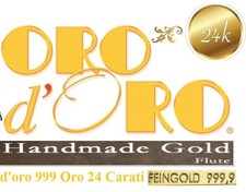 Professional Flute Flutes 24k Gold 999.9 Gold